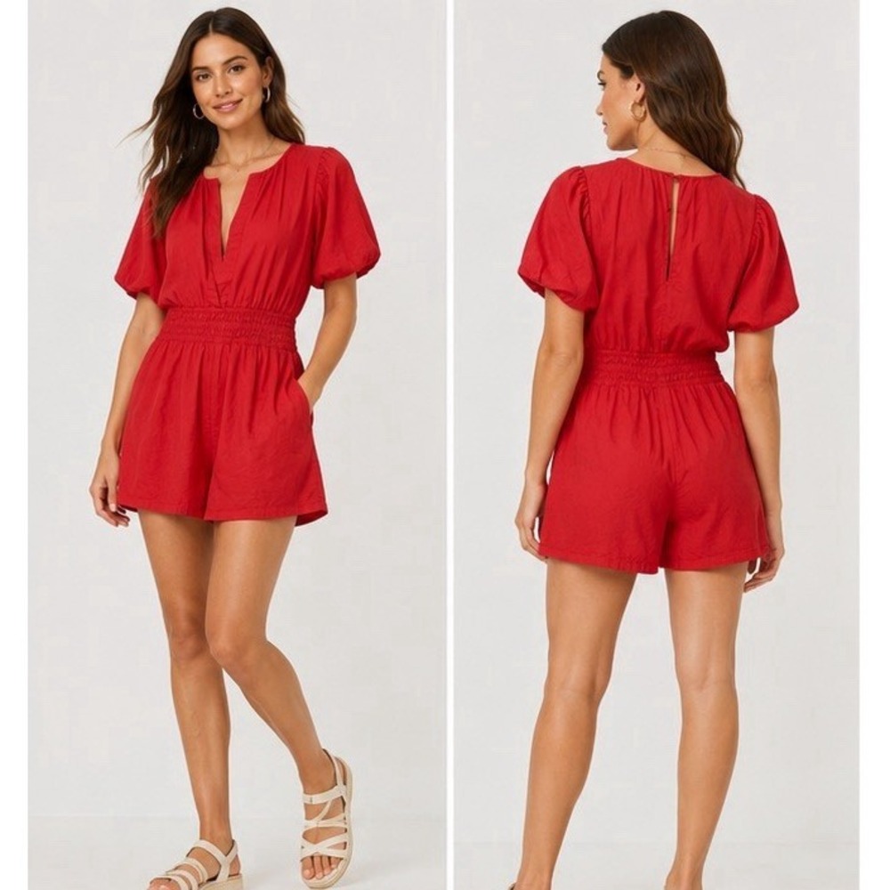 Anthropology Women Romper Size M
